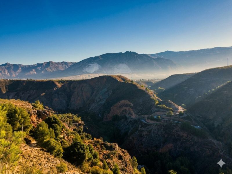 Cónchar: Ruta de las fuentes y Atalaya de Cónchar, Valle de Lecrin