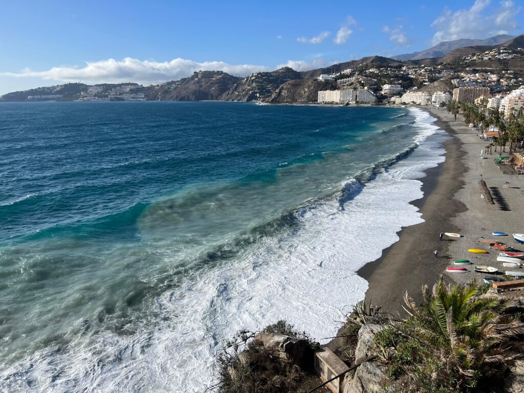 Almuñécar: Playa del Muerto, Cotobro, Caletilla, Peñón del Santo, San Cristóbal